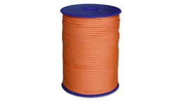 [201.031] Cordeau traçeur polyester, orange fluorescent, ø 2.5 mm, 50 m