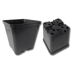 [230.245] Conteneurs rectangulaires noirs 14 x 14 x 14 cm, 240 pièces