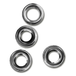 [208.806] OEillets chromés, pour presse à oeillets portative LÖWE, paquet de 500 paires