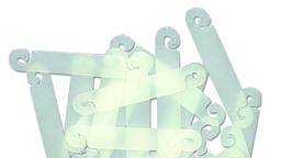 [203.200] Attache en plastique, longueur 6 cm, en sachet de 100 pièces