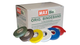[203.523.09.7] Bindeband MAX BIO weiss, 0.09 mm dick 40 m lang, 10 Rollen