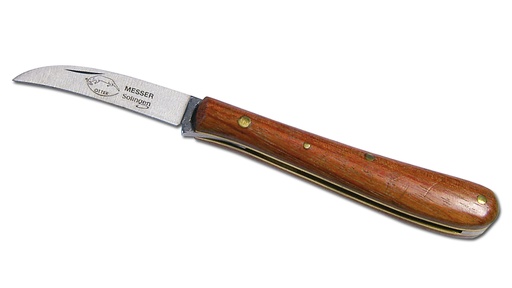 Kopuliermesser Holzbeschalung, Klinge gebogen, 10 cm lang