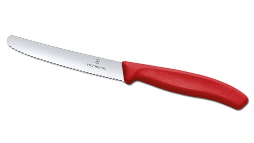 Tomatenmesser mit Wellenschliff, 22 cm lang