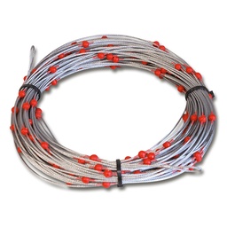 [201.540] Cordeau de marquage avec billes, distance 50 cm, 100 m