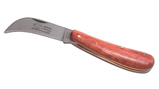 Gärtnerhippe Holzbeschalung, Klinge leicht gebogen, 10 cm