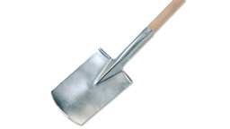 [204.040] Gärtnerspaten ROBUST, Blattgrösse 28.5 x 18.5/18 cm, mit Stiel 100 cm