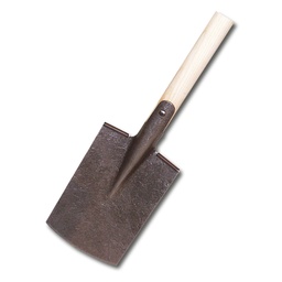 [204.035] Bêche pour jardinier, forgé à main, lame 24.5 x 16.5 cm