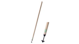 [204.333] Grattoir triangulaire, avec manche 135 cm