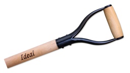 [204.191] Manche de rechange en bois pour bêche IDEAL art. 204.190, manche YD longueur 75 cm