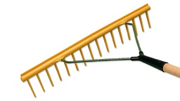 [204.720] Planierrechen, aus Kunststoff, 64 cm breit