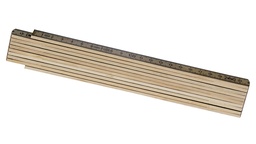 [208.775] Mètre pliant en bois de hêtre, 10 branches, longueur 2 m