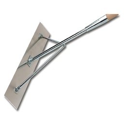 [208.195] Teerkrücke flach, 75 x 10 x 0.25 cm, mit Stiel 170 cm