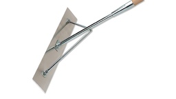 [208.195] Teerkrücke flach, 75 x 10 x 0.25 cm, mit Stiel 170 cm