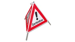 [210.240] TRIOPAN-Faltsignal, Signal 1.30 «Gartenbau», tagesleuchtend, Grösse 60 cm
