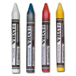 [212.200.3] Signierkreide LYRA blau, sechskant, 12 x 120 mm