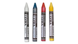 [212.200.4] Signierkreide LYRA weiss, sechskant, 12 x 120 mm