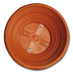 [231.310] Terrines à fleurs avec trous rouge brique ø 30 cm