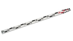 [208.760] Teleskopnivellierlatte Aluminium, Messbereich 119-400 cm