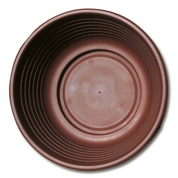 [231.200] Blumenschale dunkelbraun 20 cm ø