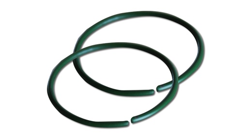 Nelkenringe grün, 19 mm ø, Karton à 500 g
