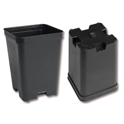 [230.205] Kakteen-Container schwarz 7 x 7 x 10 cm, 300 Stück