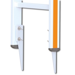 [205.285] Pointe pour échelles en aluminium, livrée montée