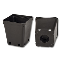 [230.220] Conteneurs rectangulaires noirs 9 x 9 x 10 cm, 320 pièces