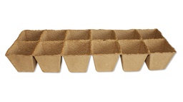 [230.540] FERTIL-POT 8 x 8 cm viereckig, Strip à 12 Töpfe (2x6)