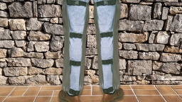 [281.185] Beinlinge grün, Knieschutz für Garten- und Pflasterarbeiten