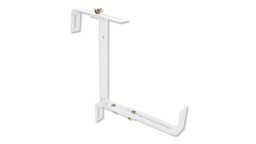 [232.110.1] Blumenkastenhalter mit Abstützwinkel weiss
