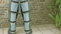 [281.180] Beinlinge grün, Knieschutz für Pflanz- und Pflegearbeiten