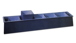 [232.040.3] Caissettes à fleurs PFLANZFIX bleu 70 cm