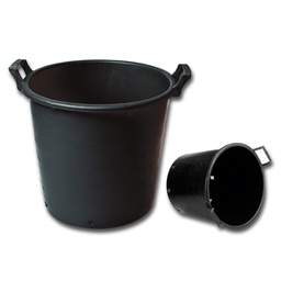 [234.350] Conteneur pépinière noir 80 lt, avec poignées