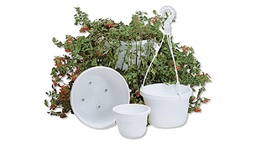 [233.610.3] Blumenampeln ROYAL-TOP blau, 20 cm ø