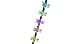 [203.535.3] Orchideen Clip Libelle Farbe pink