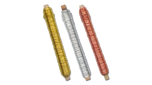Dekodraht silber, 100 g, 0.55 mm
