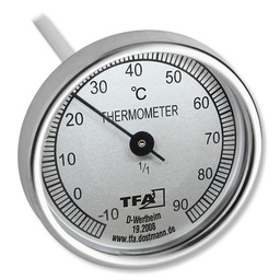 [261.100] Kompost-Thermometer -10°C bis +90°C, Schaftlänge 40 cm