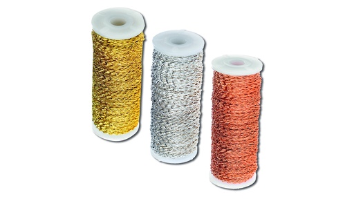 Bouilloneffektdraht silber, 100 g, 0.30 mm