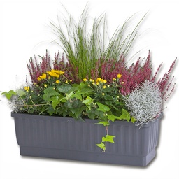 [232.020.2] Blumenkasten VENEZIA braun 100 cm, inkl. Wasserstandsanzeiger