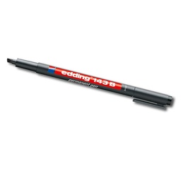 [424.120] Stylo-feutre «EDDING 143 B», noir, largeur du trait env. 1-3 mm, avec bout cunéiforme