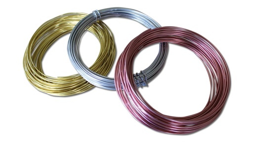 Deko-Aludraht gold, 100 g, 2.0 mm