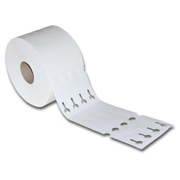 [419.570] TT-Schlaufenetiketten weiss 4-bahnig 200 x 25 mm, 2'000 Stück