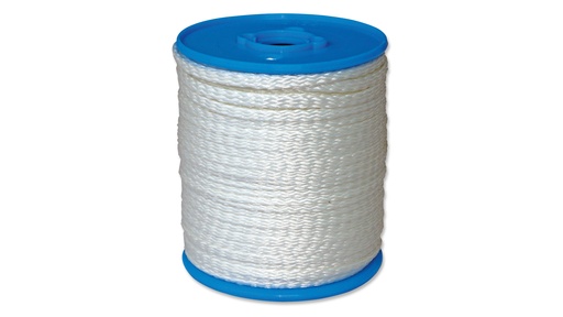 Nylonschnur weiss flach ø 8 mm, 100 m